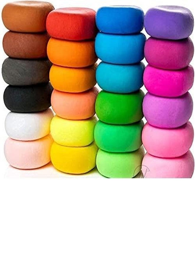 Eclet (Pack of 12) Air Dry Clay, Colorful Children Soft Clay, Creative Art Crafts, Gifts for Kids-Multi Color. Non-Toxic Modeling Magic Fluffy Foam Bouncing Clay Putty Kit for Kids with Tools .123 - Image 1